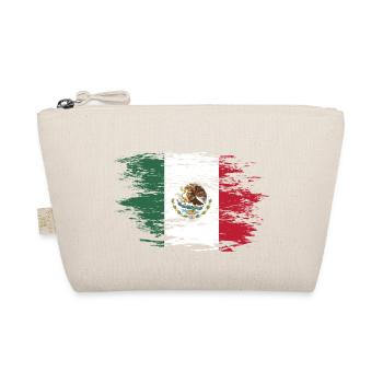 Mexiko Flagge used - Bio-Täschchen - Natur - Vorne