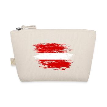 Drapeau de la Lettonie utilisé - Trousse biologique - nature - Devant