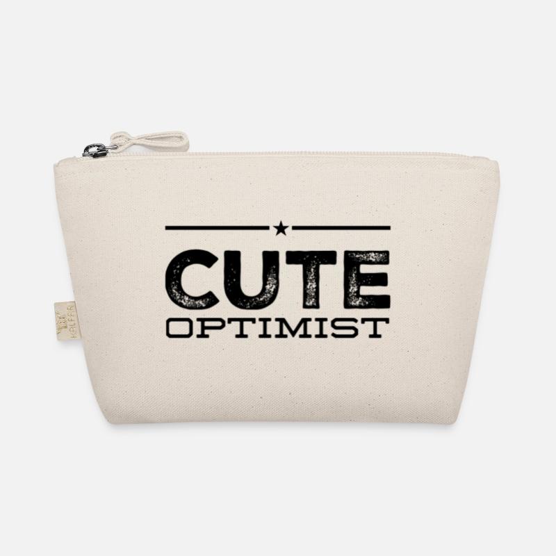 cute optimist Bio-Täschchen