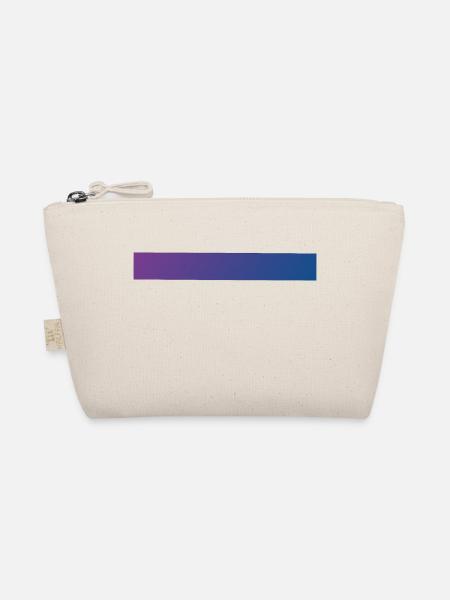 Gradient Purple & Blue - Organic Pouch - nature - Front