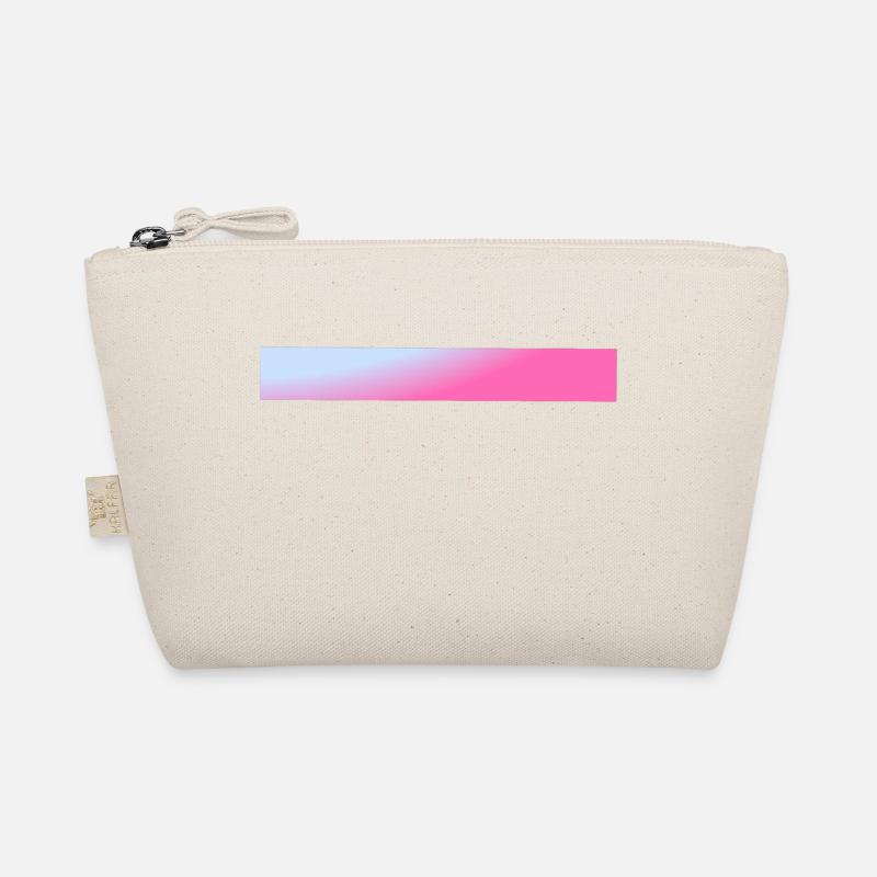 Bars Blue & Pink Gradient Organic Pouch