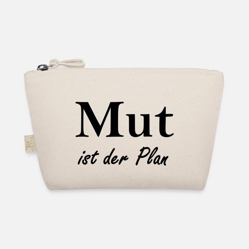 Mut ist der Plan - Bio-Täschchen - Natur