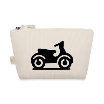 Motor Roller Scooter Symbol Minimal Icon Vektor - Bio-Täschchen - Natur - Vorne