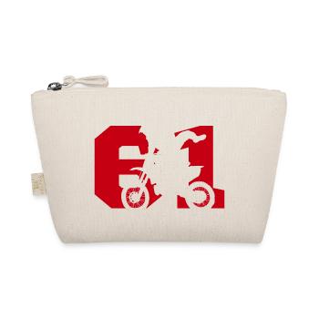 Moto 61 biker - Organic Pouch - nature - Front