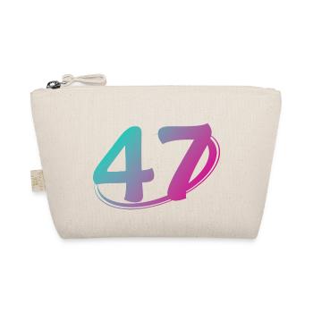 Number 47 multicolor - Organic Pouch - nature - Front