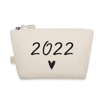 2022 Heart Birthday - Organic Pouch - nature - Front