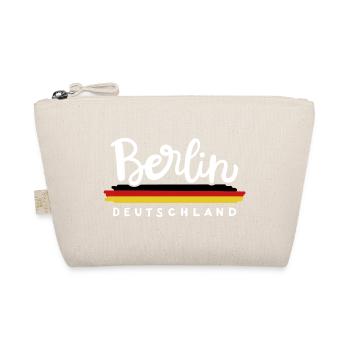 Berlin Deutschland Deutsche Flagge - Bio-Täschchen - Natur - Vorne