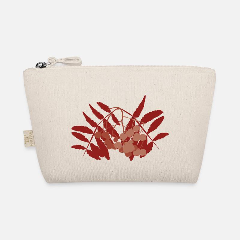 Abstract rowan berry Organic Pouch