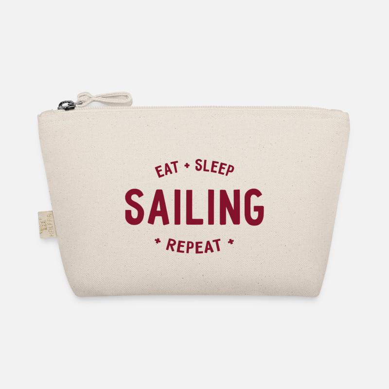 Eat Sleep Sailing Repeat Organic Pouch