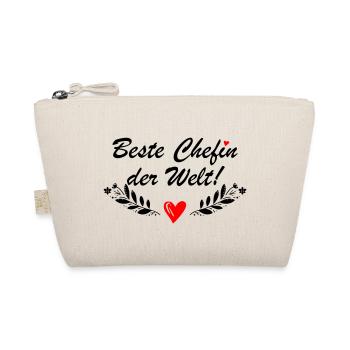 Beste Chefin der Welt - Bio-Täschchen - Natur - Vorne