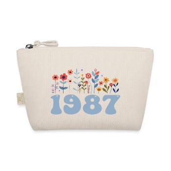 1987 Motif floral 1987 Floral thème fleurs 1987 - Trousse biologique - nature - Devant