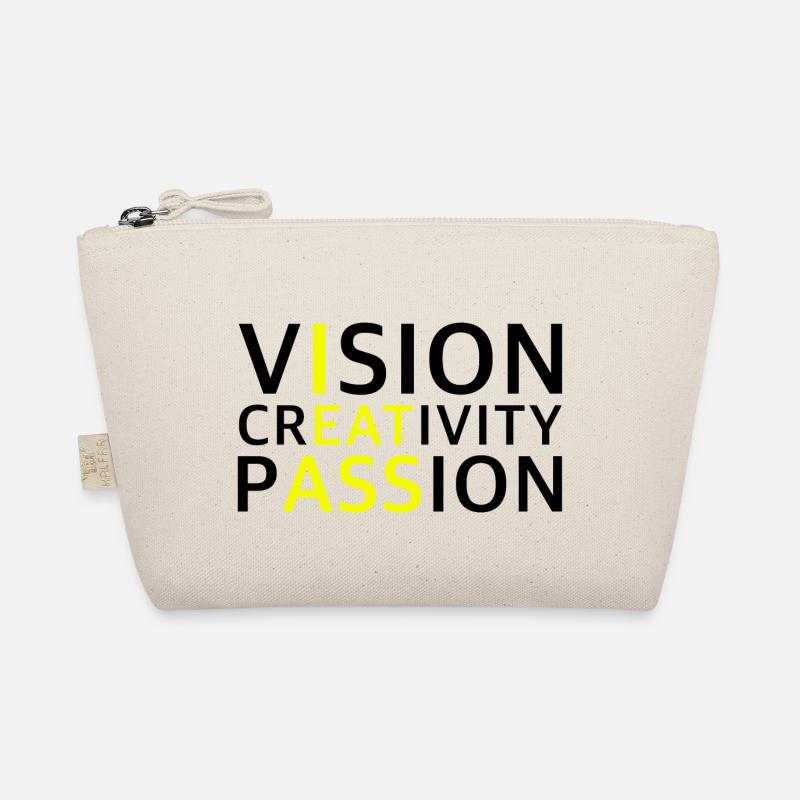 Vision, Creativity, Passion | Motivation Organic Pouch