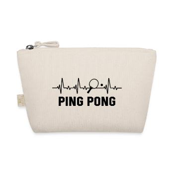 Ping Pong T-shirt Tennis table - Organic Pouch - nature - Front