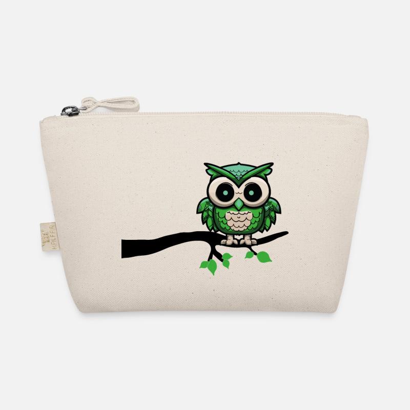 eule owl nachteule Bio-Täschchen