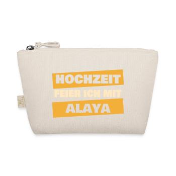 Alaya as a bachelor party - Organic Pouch - nature - Front