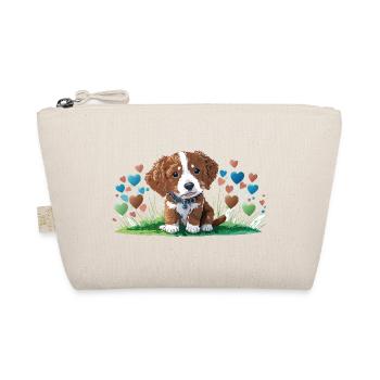 Welpe - Liebe meinen Toller-Doodle Hund - Bio-Täschchen - Natur - Vorne