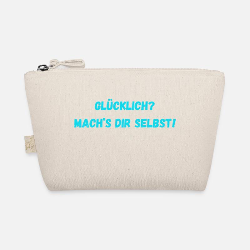 Glücklich Mach s dir selbst - Bio-Täschchen - Natur