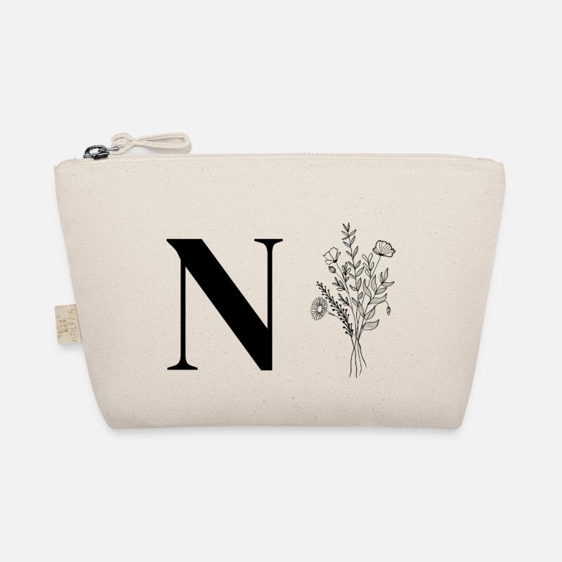 Minimalist Flowers Organic Pouch