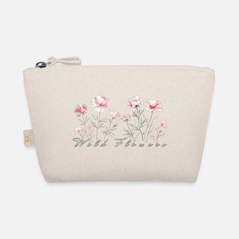 Wilde Blumen - Bio-Täschchen - Natur