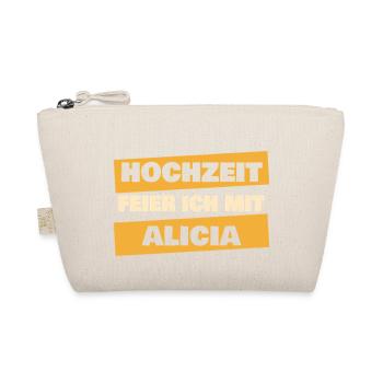 Alicia as a bachelor party - Organic Pouch - nature - Front