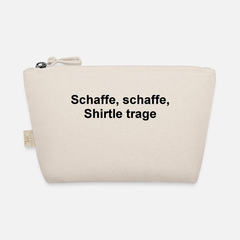 Schaffe, schaffe - Bio-Täschchen - Natur
