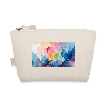 Watercolor Explosion Art Design - Organic Pouch - nature - Front