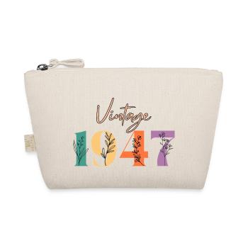 Vintage 1947 Floral - Organic Pouch - nature - Front