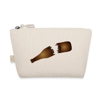 Broken beer bottle illustration - Organic Pouch - nature - Front
