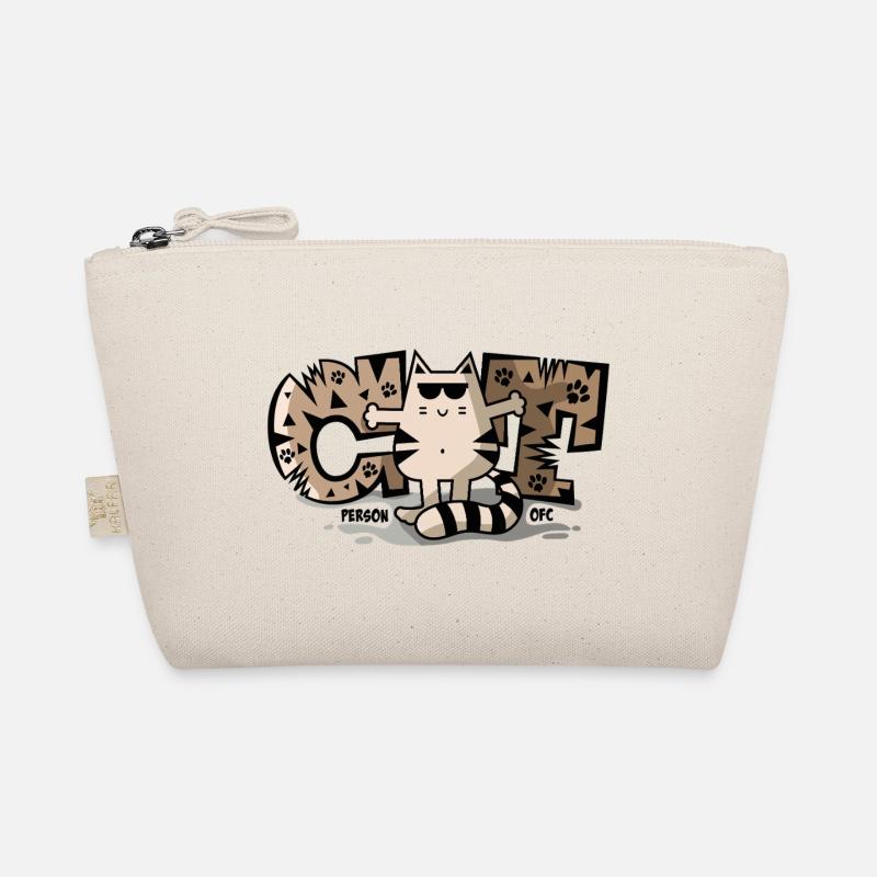 Cat Person Ofcourse - Cool Drôle Mignon Chat - Trousse biologique - nature