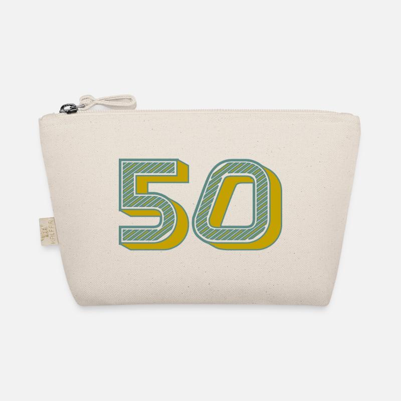 Number 50 Modern Chart Organic Pouch