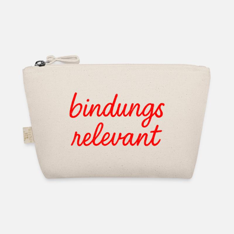 Binding relevant red Organic Pouch