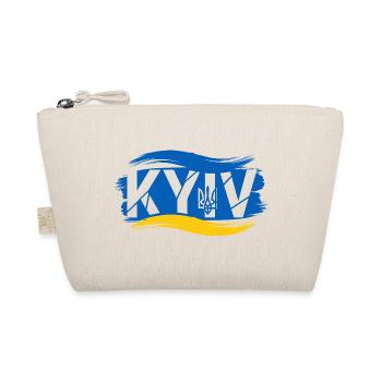 Trident ukrainien et drapeau abstrait - Trousse biologique - nature - Devant