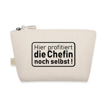die Chefin noch selbst - Organic Pouch - nature - Front