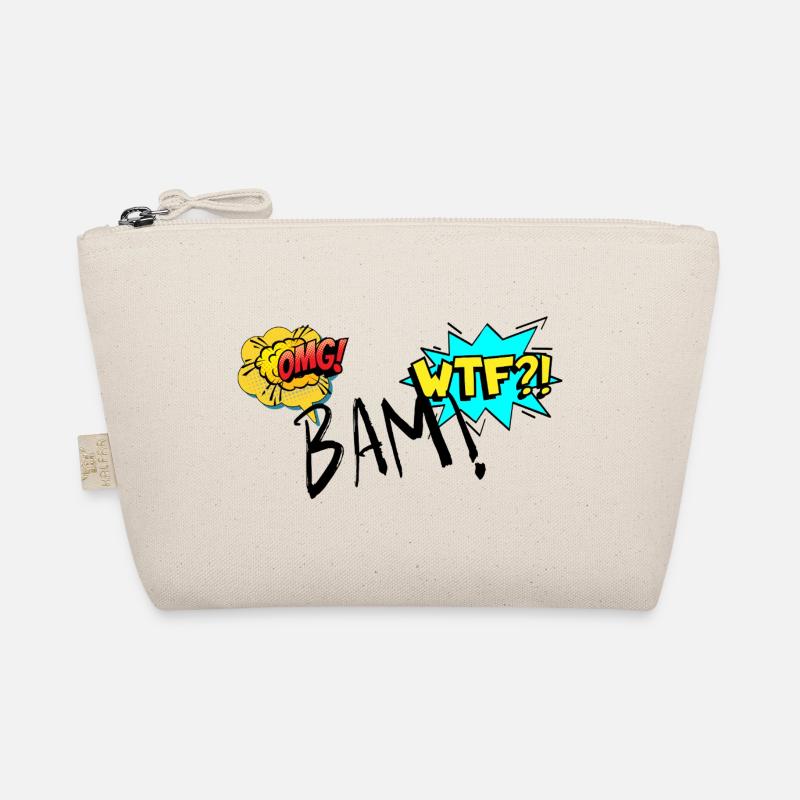 Comic Explosiv OMG WTF Ausrufe Bio-Täschchen