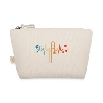trombone battement de cœur tromboniste fanfare musique musicien - Trousse biologique - nature - Devant