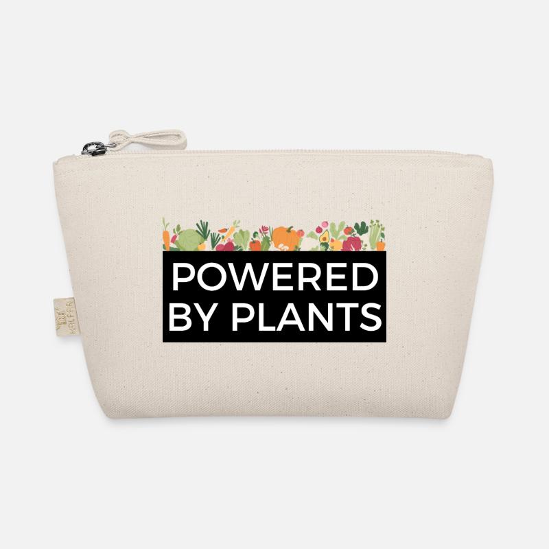 Powered by Plants Tee Design Veggie Bio-Täschchen