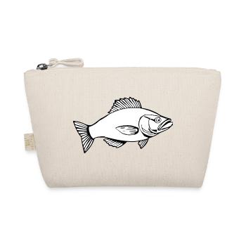 Fish Fish Angler T-shirt Gift - Organic Pouch - nature - Front