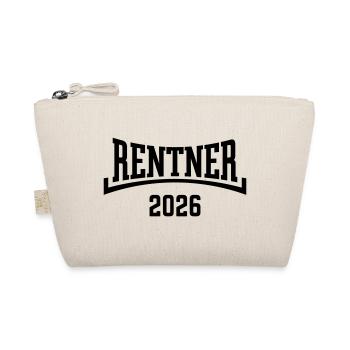 Pensionné 2026 (Rente / Retraite / Concave / Noir) - Trousse biologique - nature - Devant
