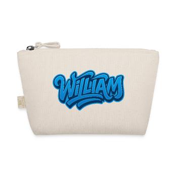 Graffiti  WILLIAM Prénom cadeau idéal imprimable s - Trousse biologique - nature - Devant