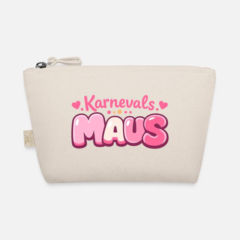Karnevalsmaus Köln – Jeck im Fastelovend - Bio-Täschchen - Natur