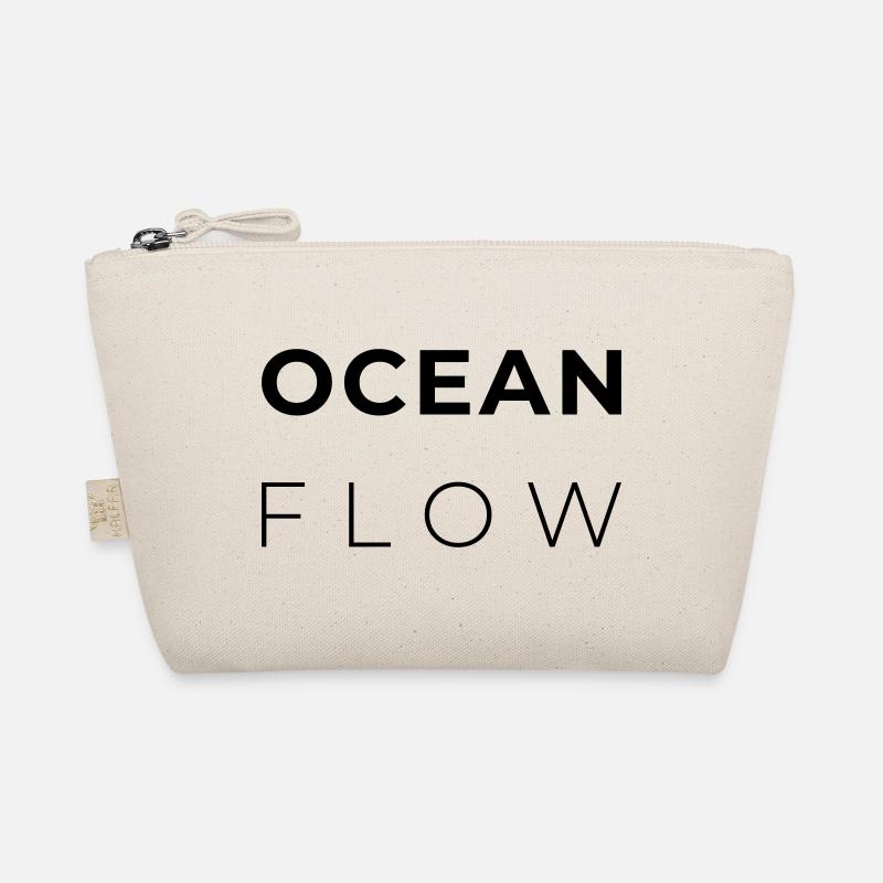 OCEAN FLOW - Minimalist Atlantic Design Organic Pouch