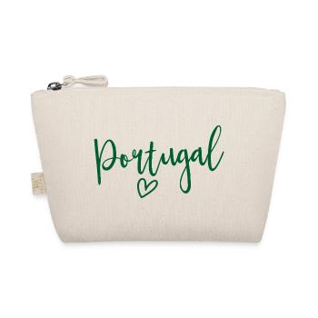 Portugal – Heart of Women, Love Portugal - Organic Pouch - nature - Front
