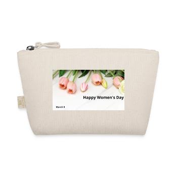 Bonne Journée des Femmes, Tulipes Roses - Trousse biologique - nature - Devant