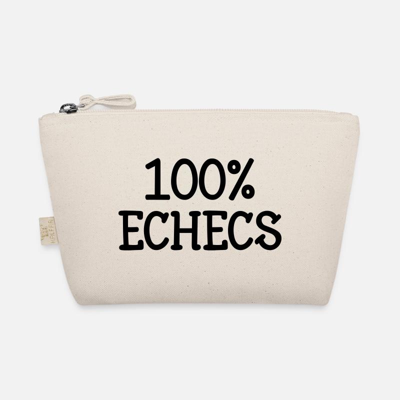 100% Chess Pure Passionate Typo Organic Pouch