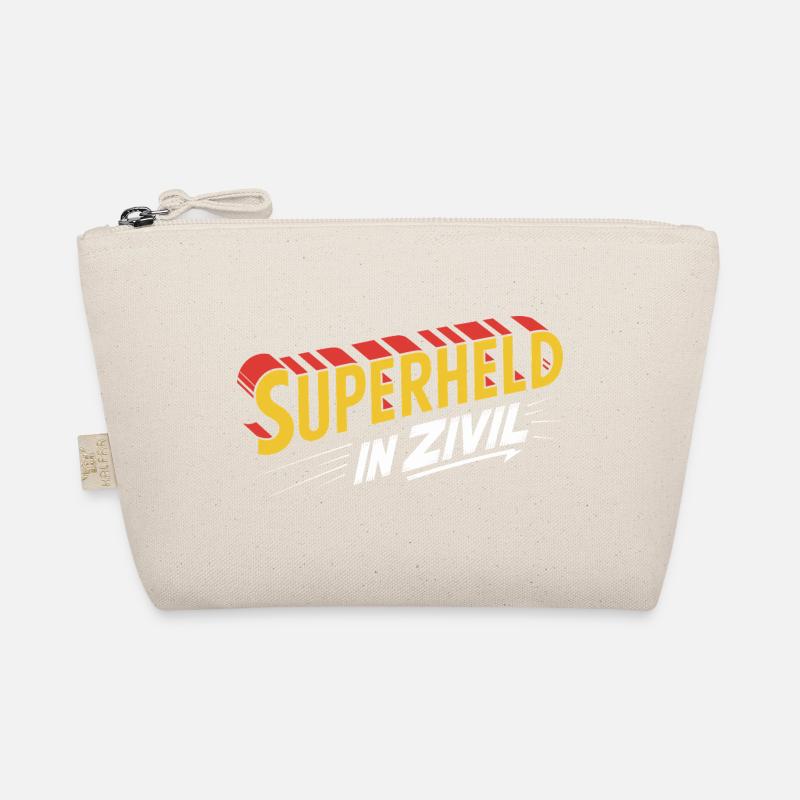Superheld In Zivil Superhero Superhelden Kostüm Bio-Täschchen
