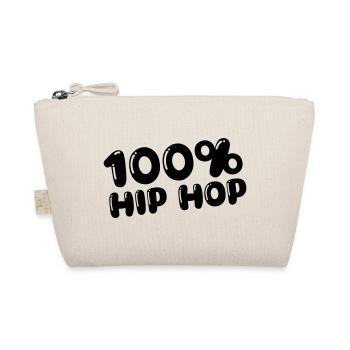 100% Hip Hop - Organic Pouch - nature - Front