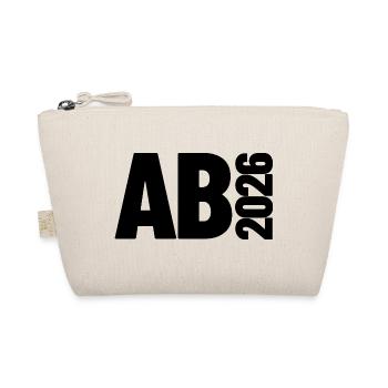Abi 2026 - Abitur - Gift | minimal design - Organic Pouch - nature - Front