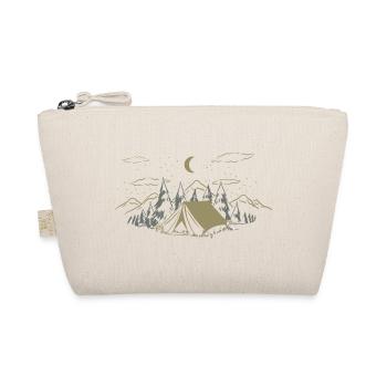 Night Camp Tent in Pines - Organic Pouch - nature - Front