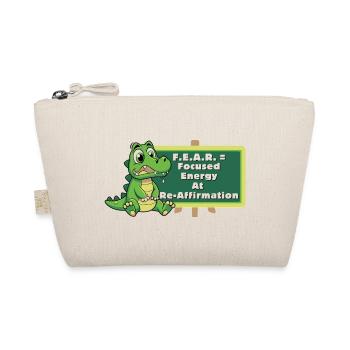 Crock: FEAR = Focused Energy At Re-Affirmation - Organic Pouch - nature - Front