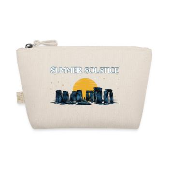 Litha Pagan Summer Solstice Midsummer Midsommar - Organic Pouch - nature - Front